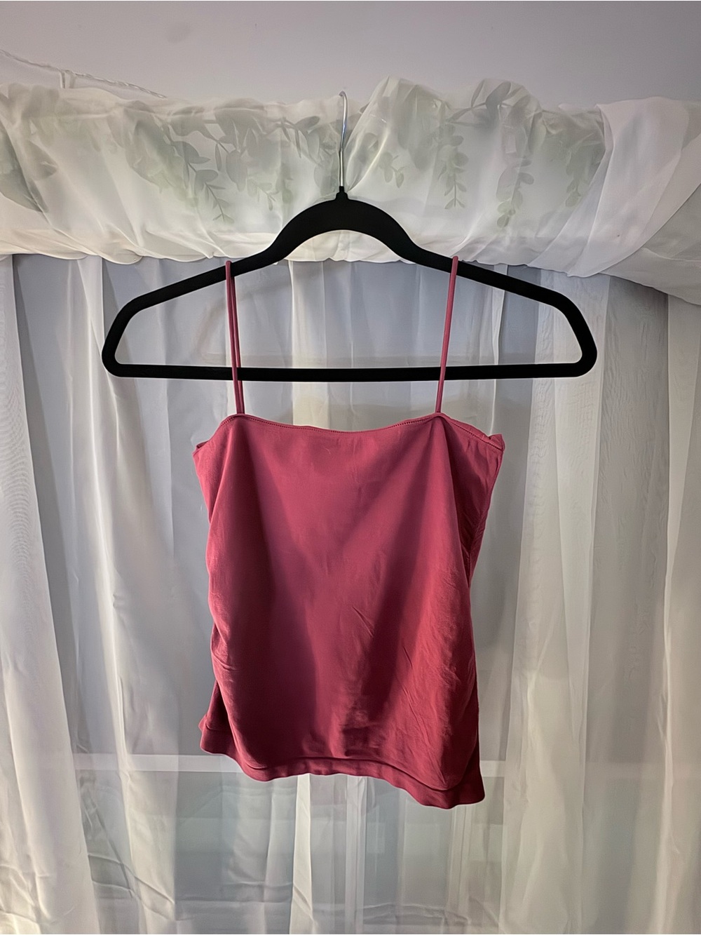Women’s red tank top